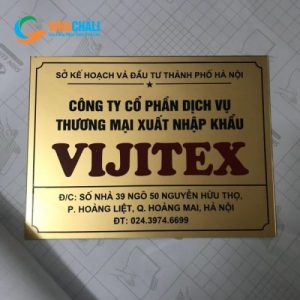 Biển đồng - Inox ăn mòn 20