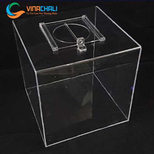 Hòm phiếu mica trong suốt
