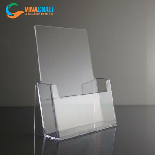 Kệ mica đựng tờ rơi 1 tầng