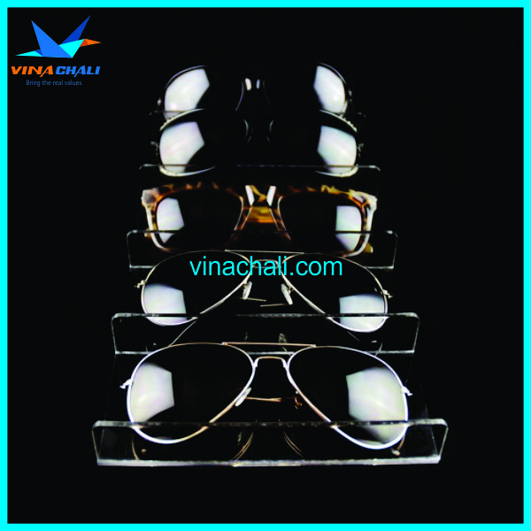 Kệ mica trưng bày kính mắt 6 2