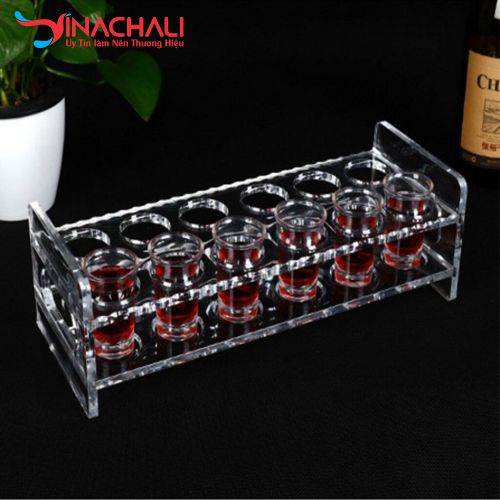 Khay mica đựng ly rượu