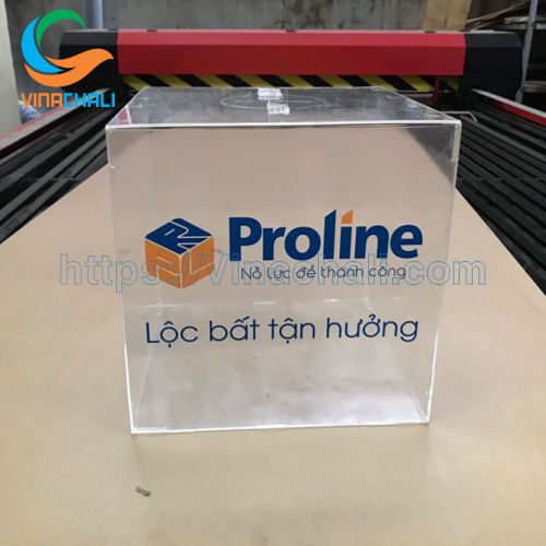 Hòm phiếu mica 30 1