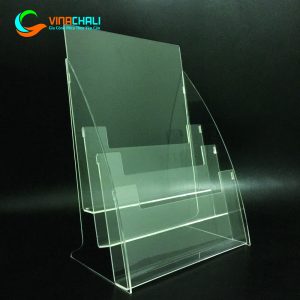 Kệ mica 3 tầng a4 để bàn 2
