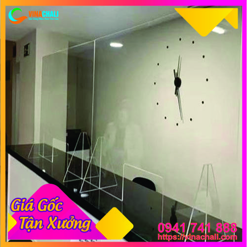 Tấm chắn giọt bắn mica chống dịch covid-19 16