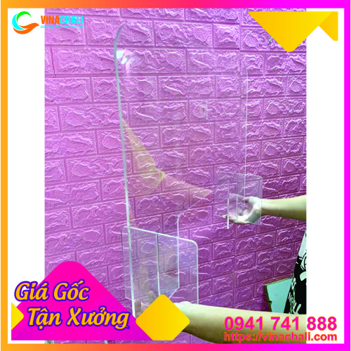 Tấm chắn giọt bắn mica chống dịch covid-19 10