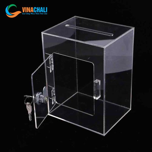Thùng thư góp ý mica trong suốt