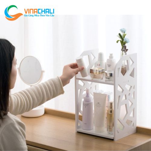 Kệ Để Đồ Mini Gỗ Nhựa PVC 7