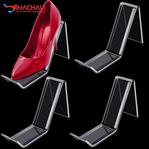 kệ mica trưng bày dày dép