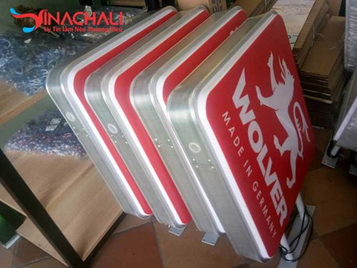 Hộp Đèn Mica Hút Nổi Hình Chữ Nhật 25