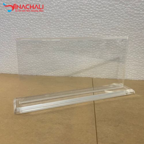 Biển chức danh mica để bàn
