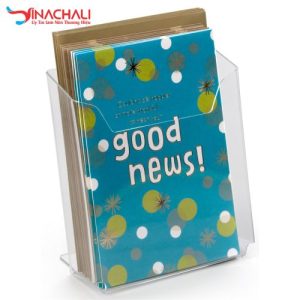 Kệ Mica Đựng Tờ Rơi Uốn Liền Thân 30