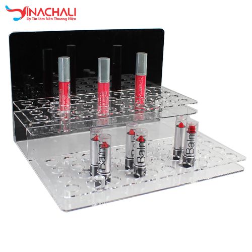 Kệ mica trưng bày son môi cao cấp