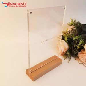 Menu Mica Đế Gỗ 2 8