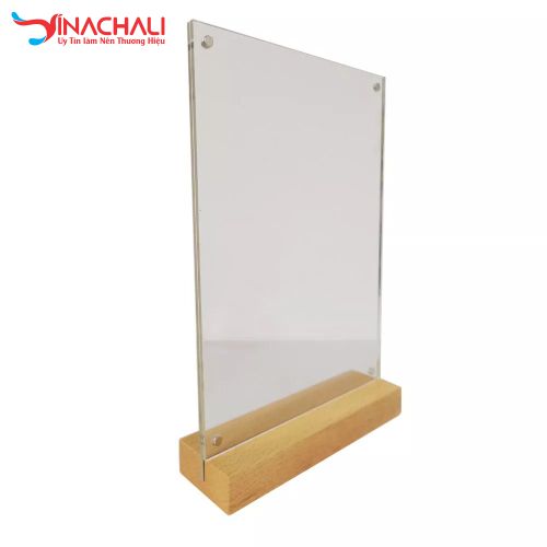 Menu Mica Đế Gỗ 2 5
