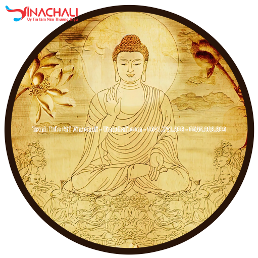 Tranh Trúc Chỉ Tròn - TTCT 77