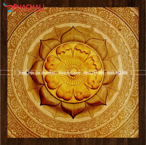 Tranh Trúc Chỉ Vuông - TTCV02