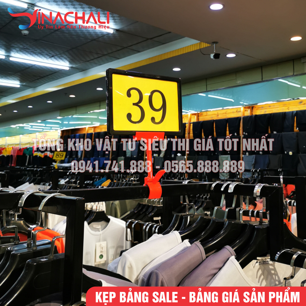 Kẹp nhựa siêu thị