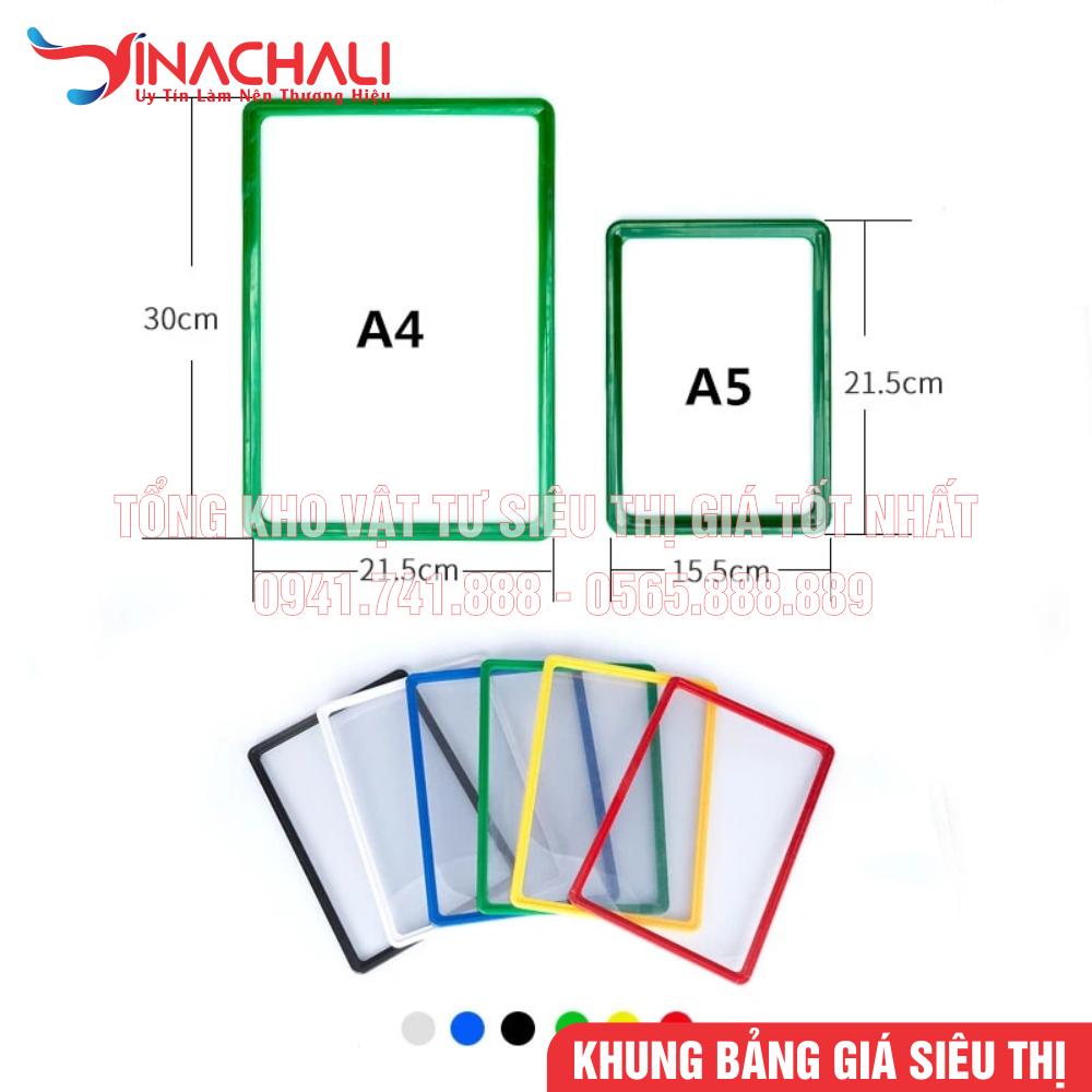 Khung bảng giá siêu thị