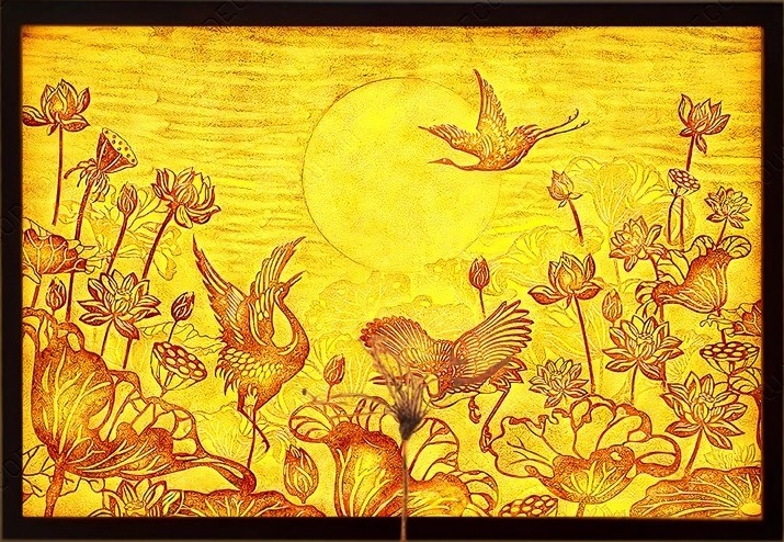 Tranh Trúc Chỉ Ngang