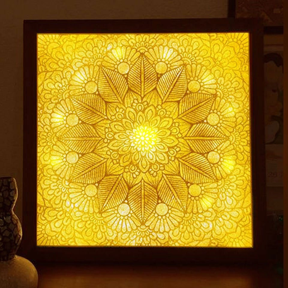 Tranh Trúc Chỉ Vuông