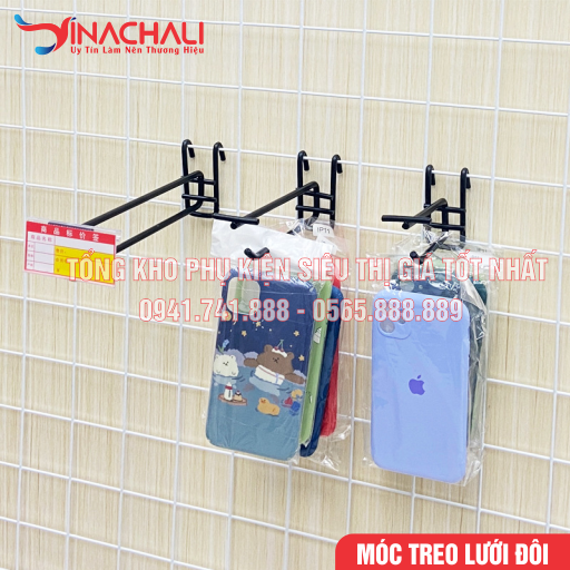 Móc treo phụ kiện điện thoại dạng móc lưới