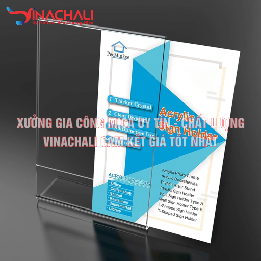 Bảng Menu Mica Chữ L Nhiều Kích Thước 3
