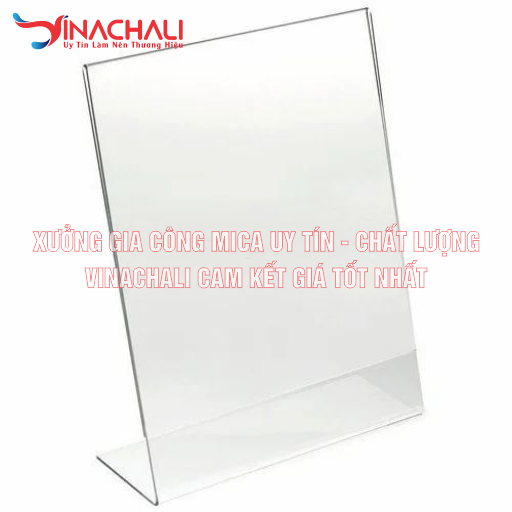 Bảng Menu Mica Chữ L Nhiều Kích Thước 4
