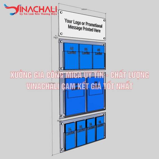 Bảng Mica Để Tờ Rơi Treo Tường 4