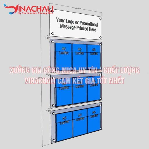 Bảng Mica Để Tờ Rơi Treo Tường 6