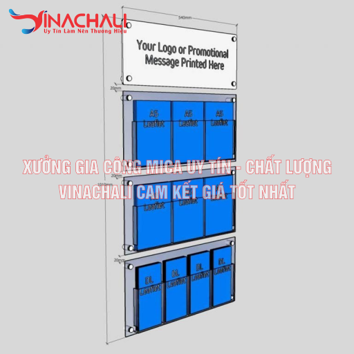 Bảng Mica Để Tờ Rơi Treo Tường 8
