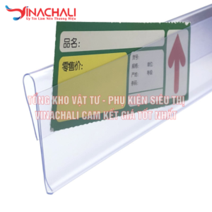 Thanh Nẹp Nhựa Cài Bảng Giá Kệ Siêu Thị 32