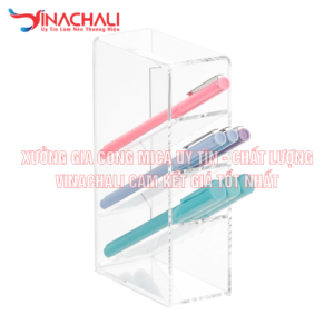 Kệ Mica Đựng Bút 3 Ngăn 3