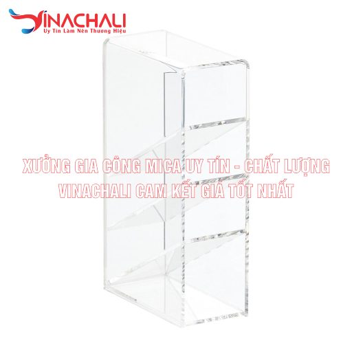 Kệ Mica Đựng Bút 3 Ngăn 2