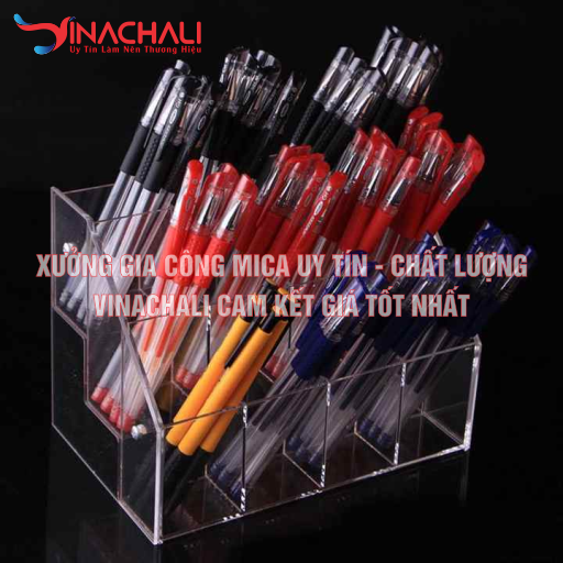 Kệ Mica Đựng Bút 3 Tầng 5