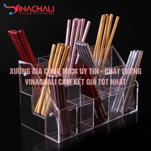 Kệ Mica Đựng Bút 3 Tầng 6