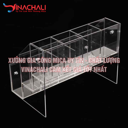 Kệ Mica Đựng Bút 3 Tầng 7