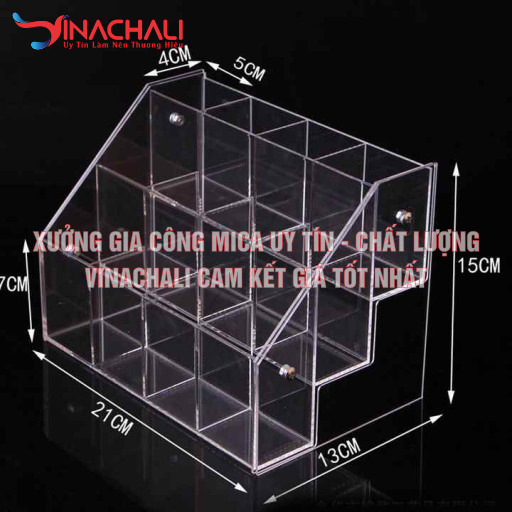 Kệ Mica Đựng Bút 3 Tầng 8