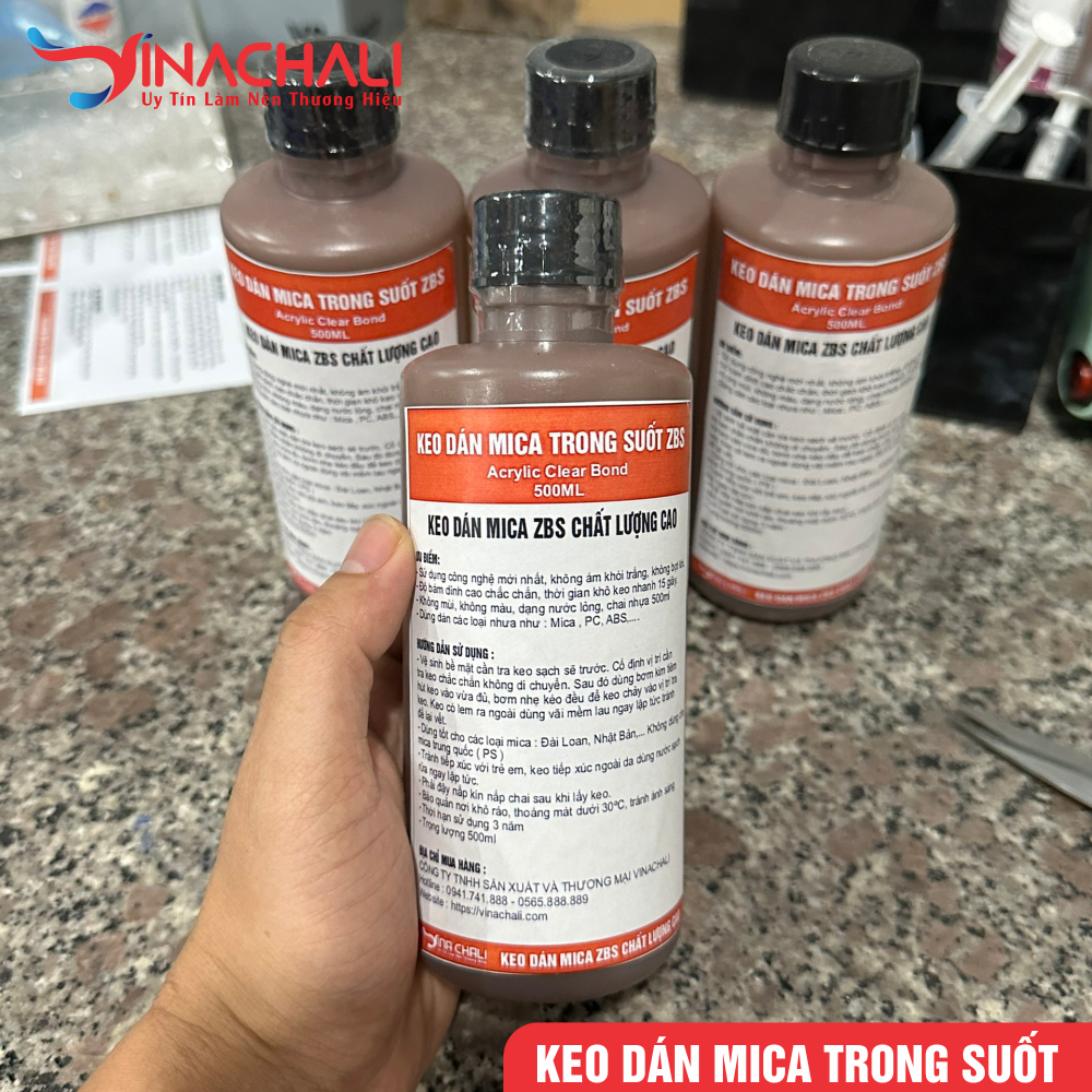 keo dán mica chất lượng cao, không mùi, khô nhanh, kết dính chắc chắn
