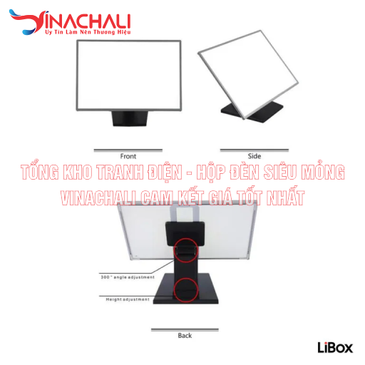 Chân Đế Để Bàn C2 Cho Hộp Đèn Led Quảng Cáo 2
