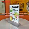 Bảng Menu Led Để Bàn 2 Mặt Tích Điện 22